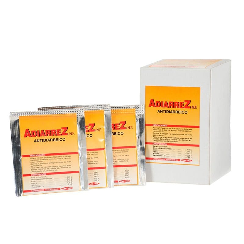 CAJA ADIARREZ N.F SOBRE de 10 GRS x  25 SOBRES