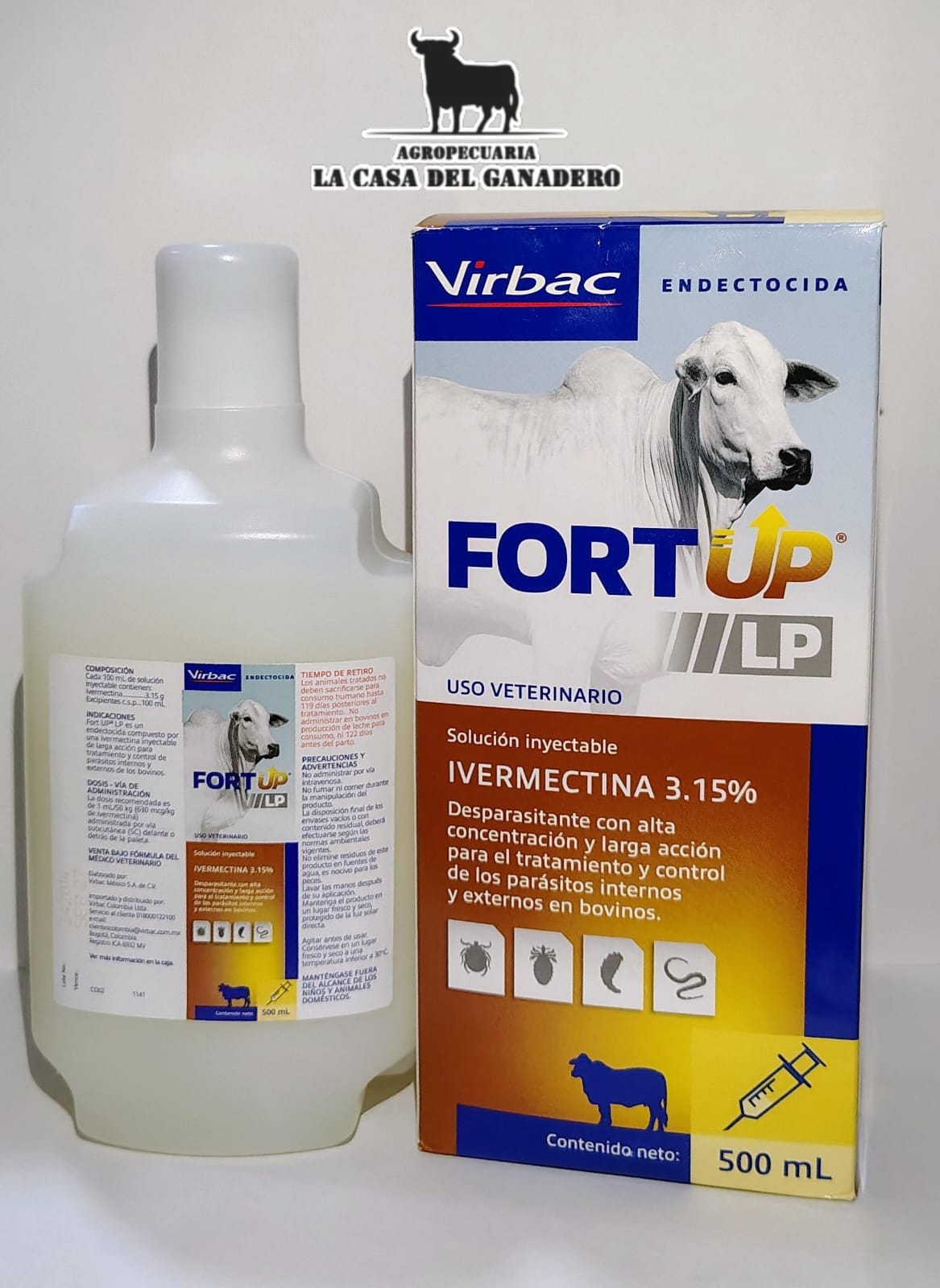 FORT UP® LP Ivermectina 3.15% x 500 ML VIRBAC