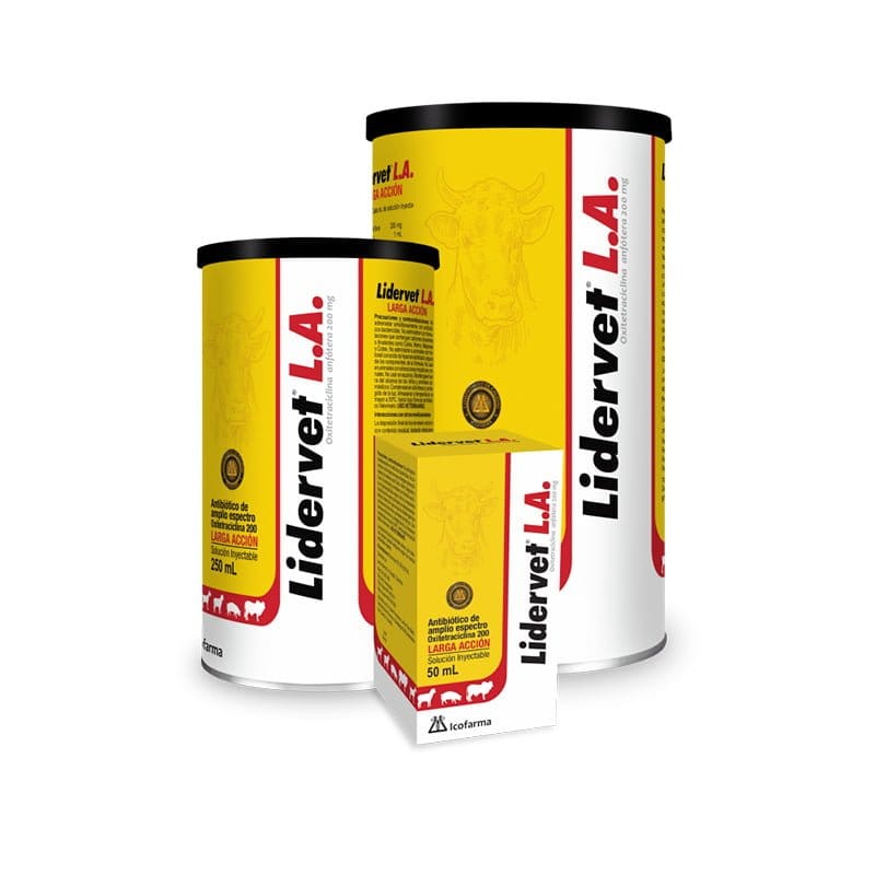 LIDERVET OXITETRACICLINA L.A 500 ML