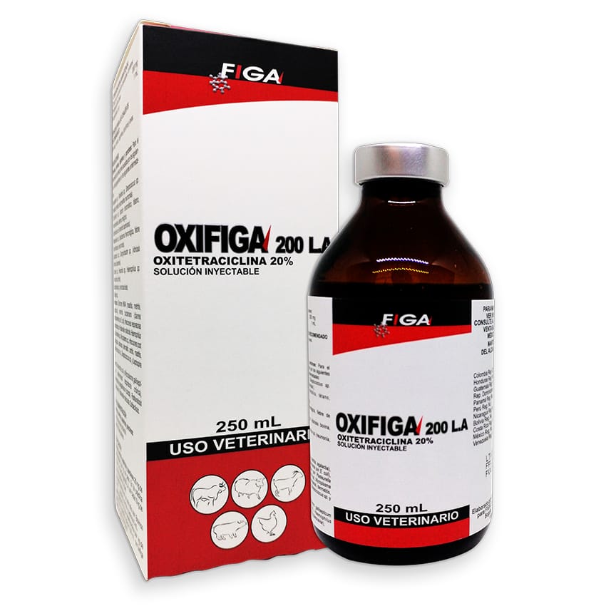 OXIFIGA 200 L.A OXITETRACICLINA 20% x 250 ML FIGA