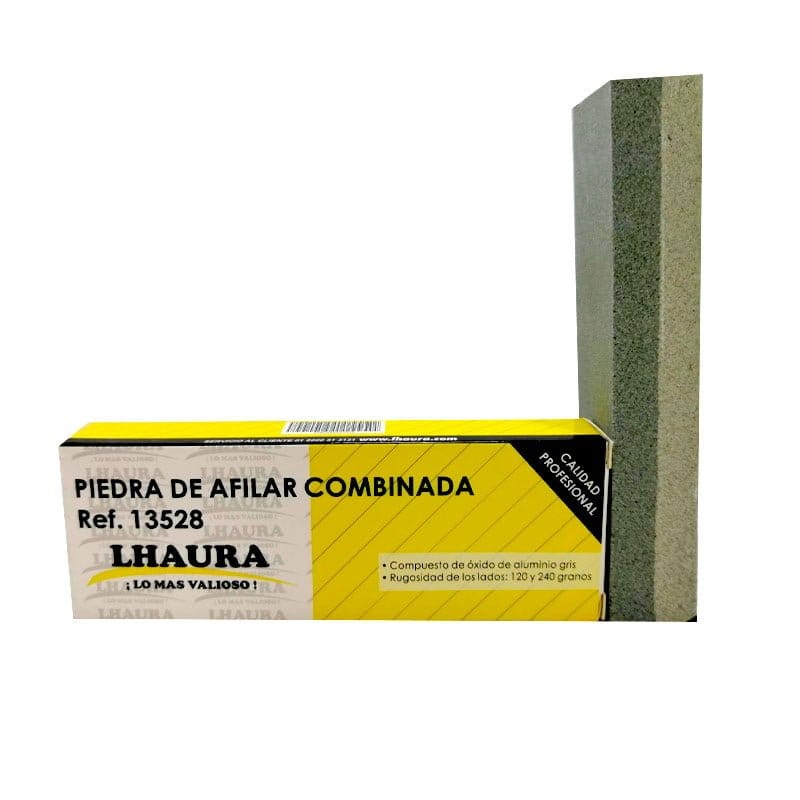 PIEDRA DE AFILAR COMBINADA LHAURA ( PROMO 12 CAJAS )